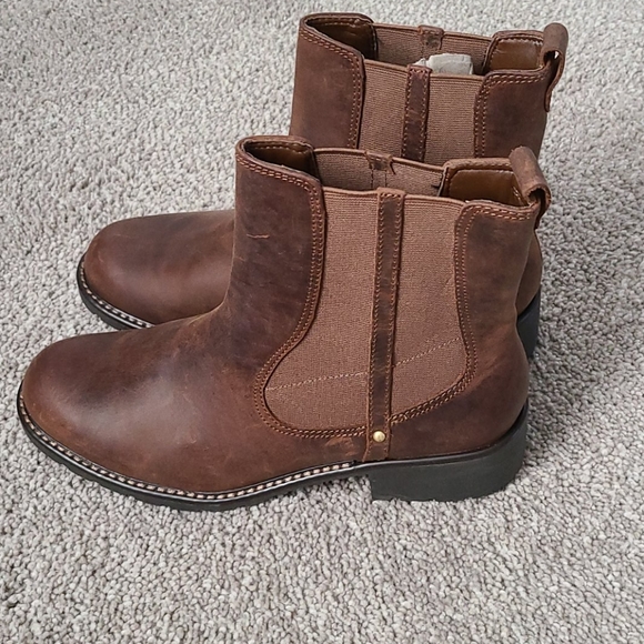 Clarks Orinoco Club Boot in Brown Snuff - Picture 3 of 7